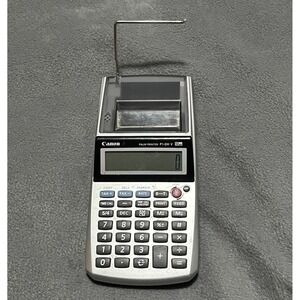 Canon Palm Printer‎ P1-DH V 12 Digits Receipt Business Calculator WORKS